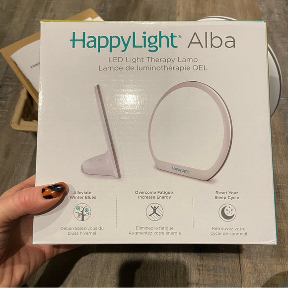 Verilux Happy Light Alba LED Light Therapy Lamp NEW